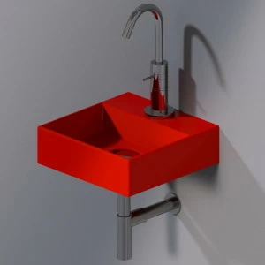 L318T0R1V1.125 Подвесная раковина настенная прямоугольная A. e T. Italia ACQUAFREDDA