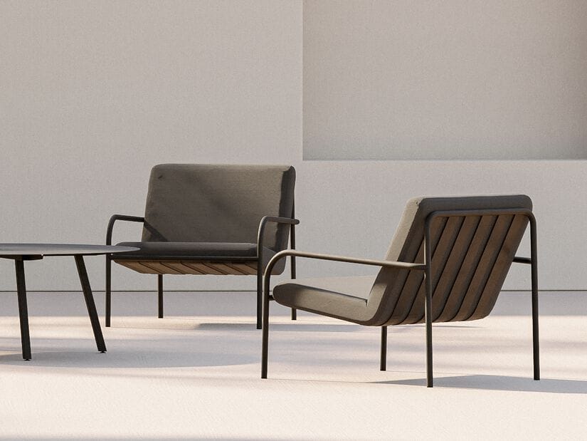 Стальной стул с порошковым покрытием с подлокотниками Metallbude DIEGO ARCH-00121641 - Вид №4