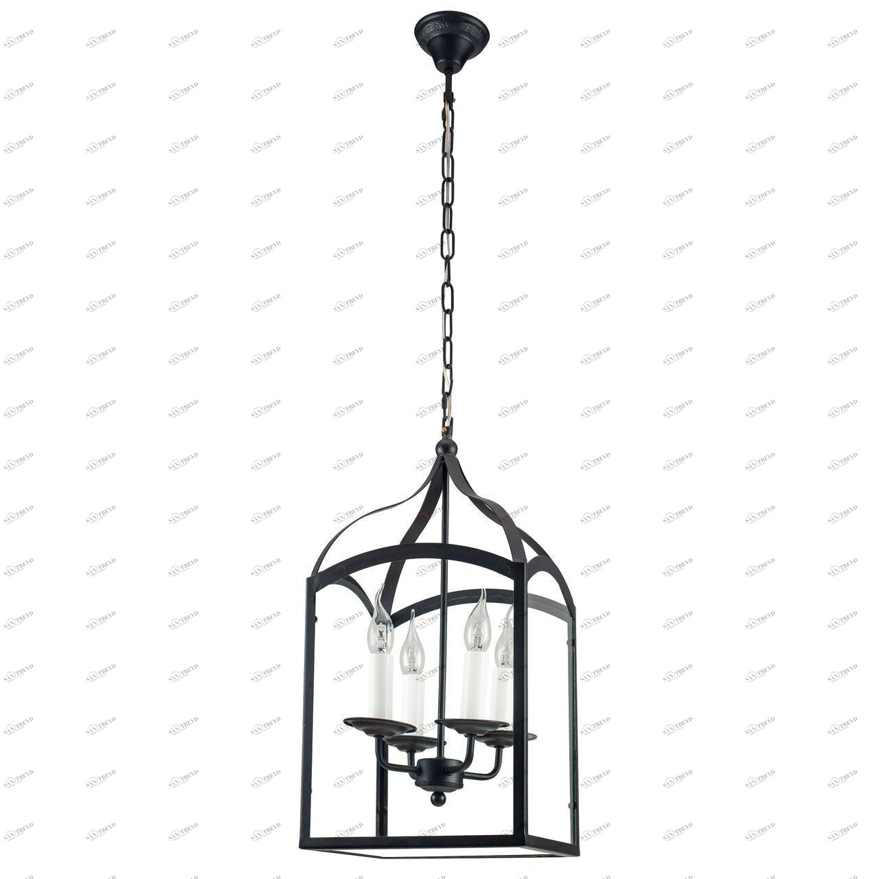 Дизайнерская подвесная люстра Spot Light Cage 9500404 черная SPOT LIGHT ДИЗАЙНЕРСКИЕ, CAGE 108226 Черный 