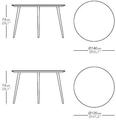 Bivaq Круглый садовый стол Vint sun-id-1434990 - Вид №3