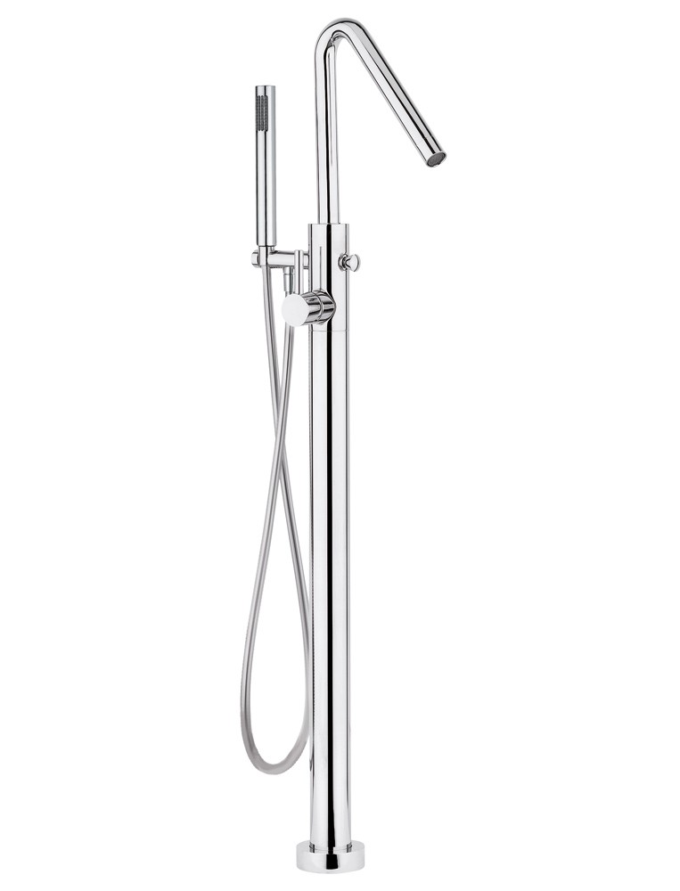 0401/4/JAE
+ 734012 Bellosta Rubinetterie СМЕСИТЕЛЬ ДЛЯ ВАННЫ С НАПОЛЬНЫМ ПОДКЛЮЧЕНИЕМ Bambu