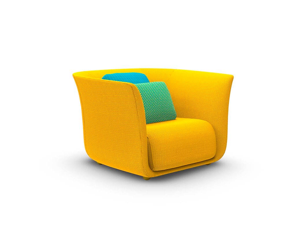 Тканевое садовое кресло с подлокотниками Vondom Suave ARCH-00129327 - Вид №2