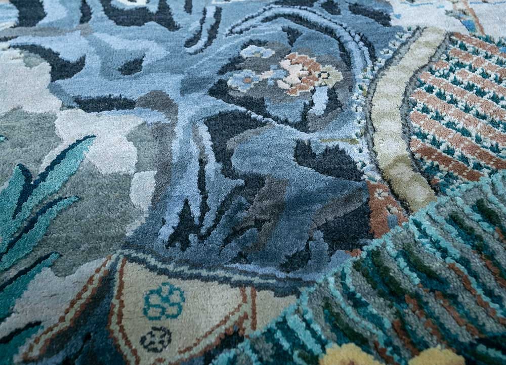 Круглый шерстяной ковер ручной работы Jaipur Rugs Inde Rose - Переплетение природы и наследия ARCH-00118170 - Вид №4