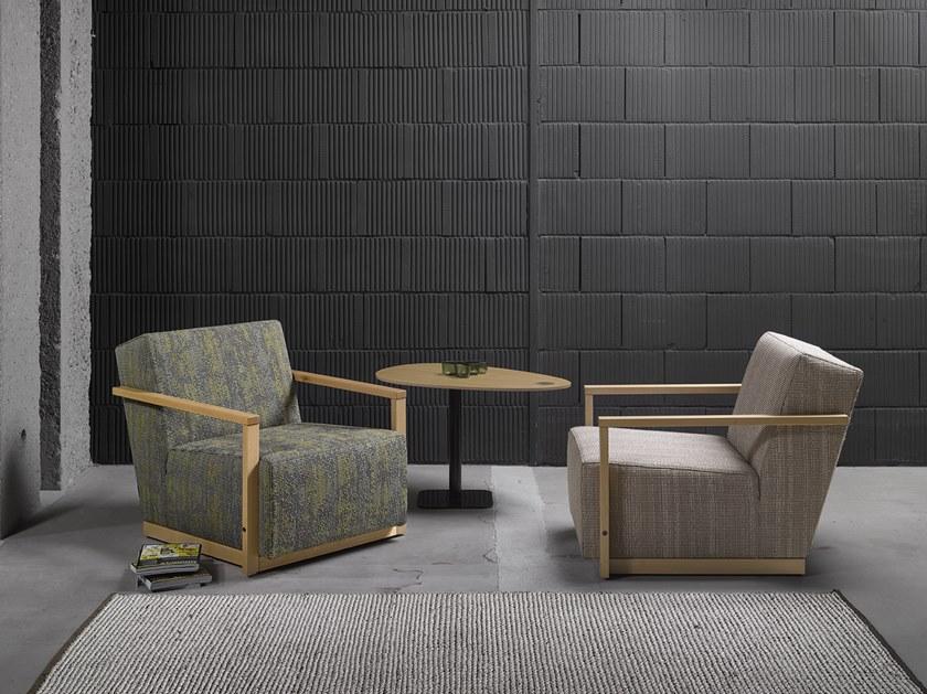 mminterier Кресло из ткани со съемным чехлом с подлокотниками El sun-id-1507715 - Вид №1