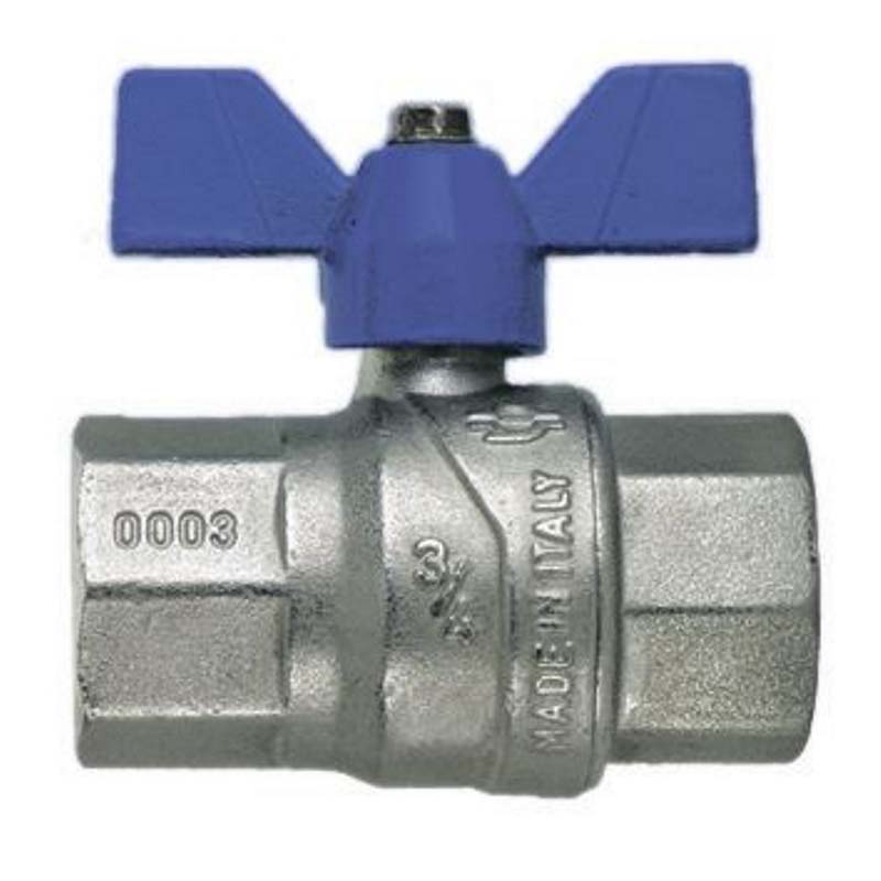 Кран шаровой ВВ EVOLUTION бабочка F.I.V. 1/4" FIV 80001015