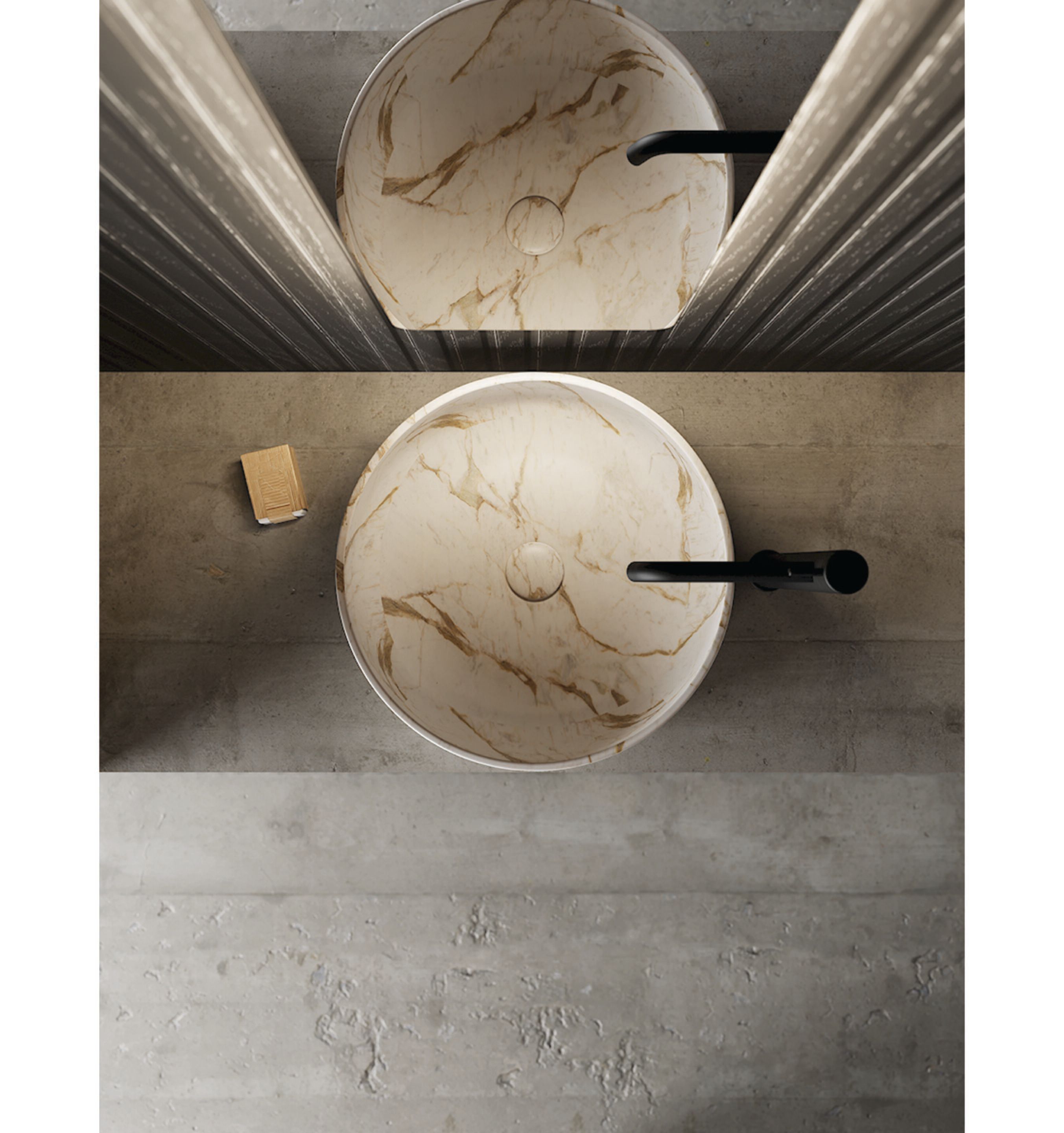 Мраморная столешница круглый умывальник Nic ARCH-00074783 - Вид №3