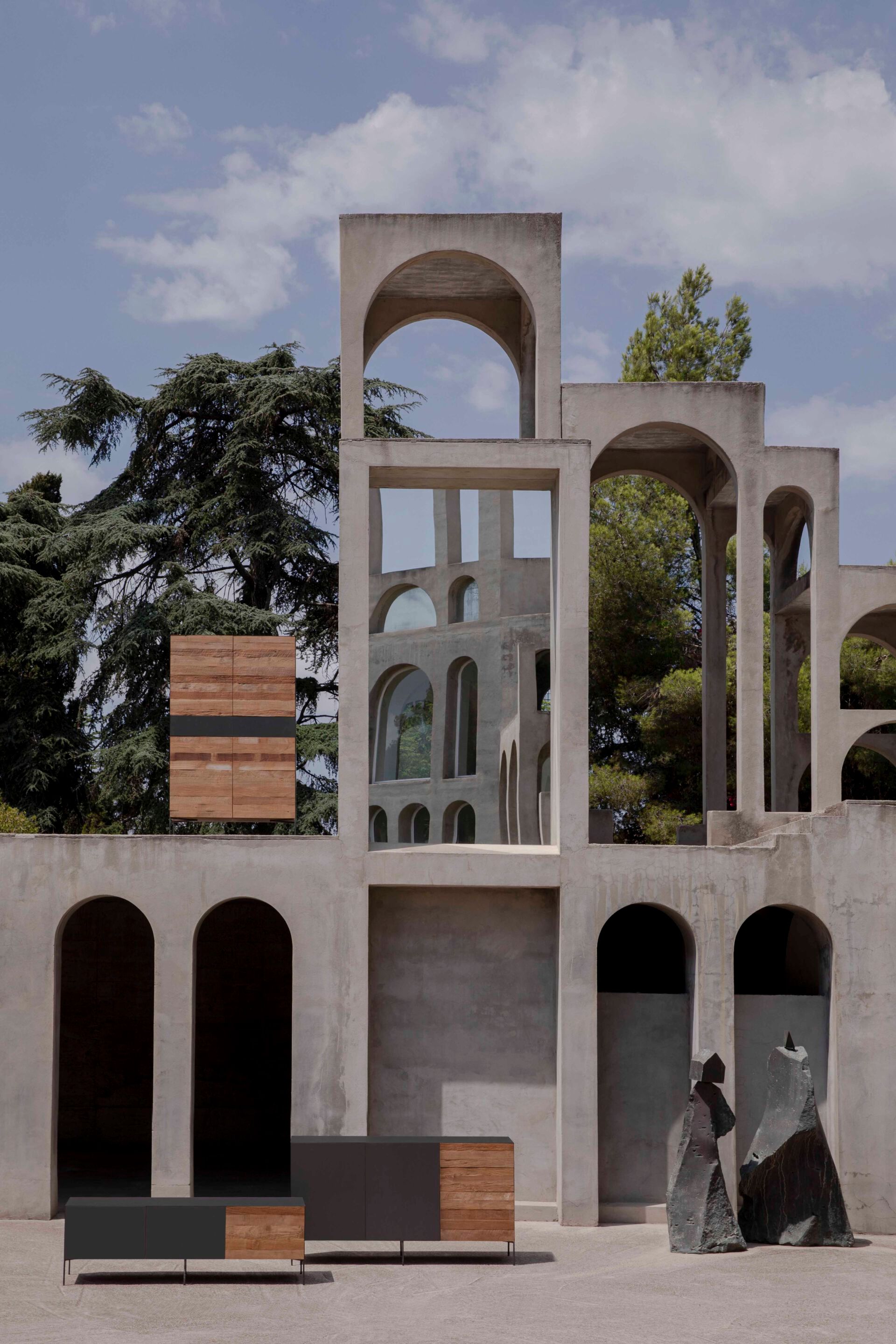 Окрашенный металлический шкаф для телевизора Pilma Fusion ARCH-00150327 - Вид №2