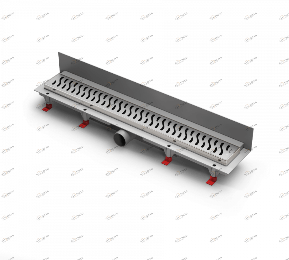 Водоотводящий желоб ALPEN Harmony ALP-850HN3 к стене с рамкой 