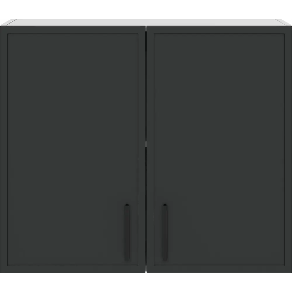 Кухонный шкаф навесной Неро 80x67.6x29 см МДФ цвет графит 86584921 STLM-2138877 DELINIA - Вид №3
