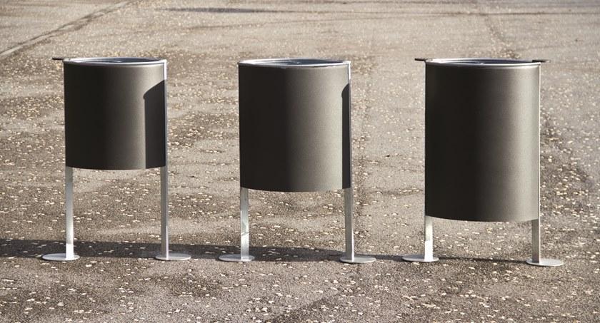 URBIDERMIS Контейнер для мусора из оцинкованной стали с крышкой sun-id-1469371 - Вид №1