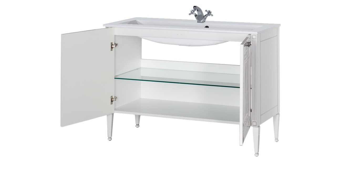 Комплект мебели Aquanet Паола 120 белый ПАЛЛАДА 00182131 - Вид №4