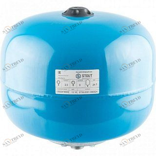 Бак-гидроаккумулятор на 24 л STOUT для ГВС и ХВС вертикальный STW0001000024