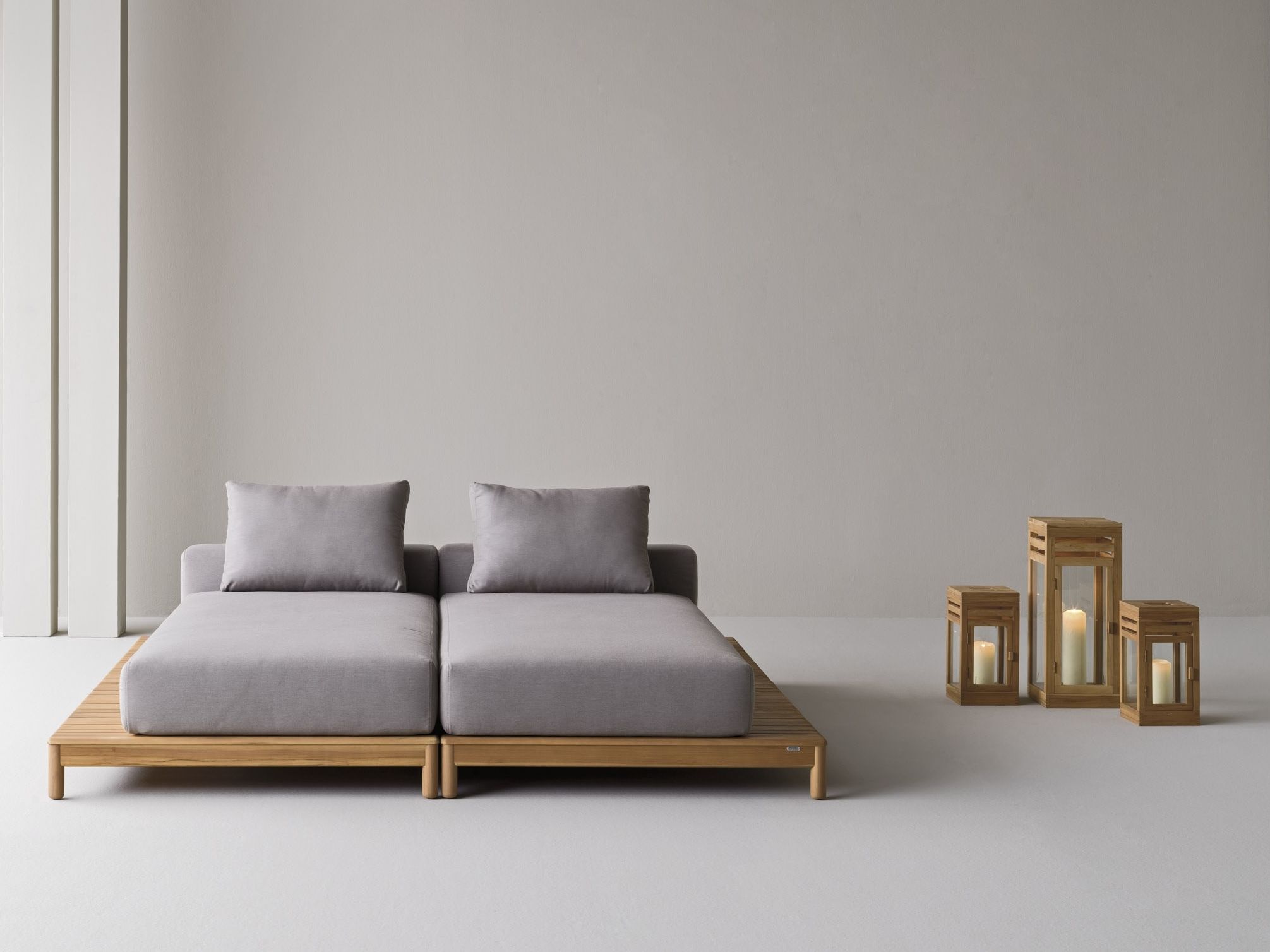 Угловой садовый диван из ткани Varaschin Barcode ARCH-00091023 - Вид №11