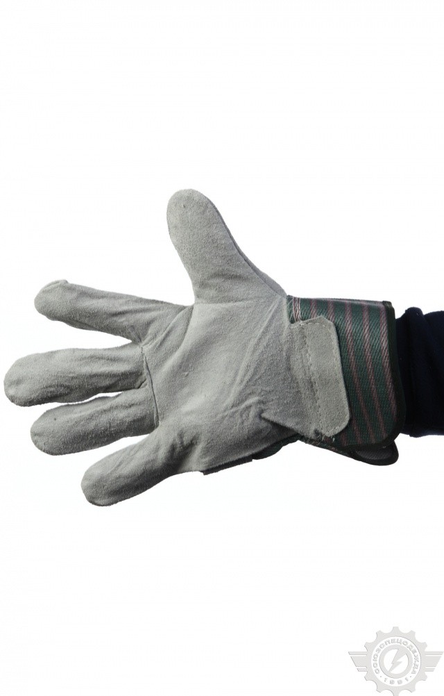 59111 Перчатки со спилком  Средства защиты рук  размер Спецодежда  - Вид №2