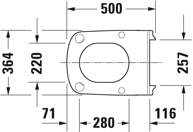 0062390000 Крышка сиденье для унитаза Duravit Durastyle - Вид №3
