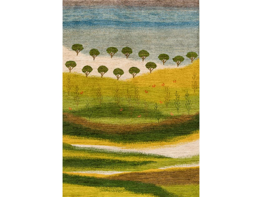 Прямоугольный шерстяной ковер Zollanvari Gabbehs Landscapes ARCH-00061463