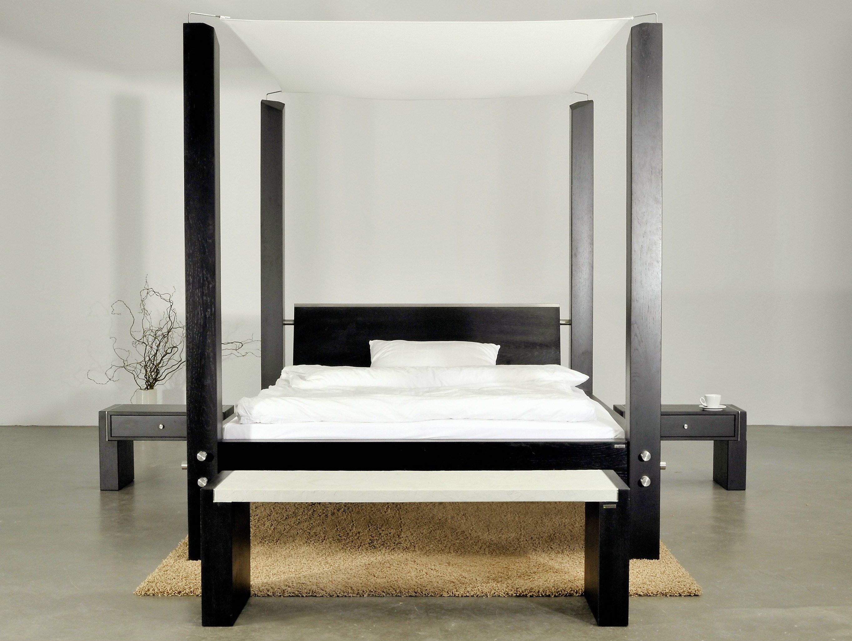 Стальная и деревянная скамья Wissmann raumobjekte ART350 ARCH-00139430 - Вид №1