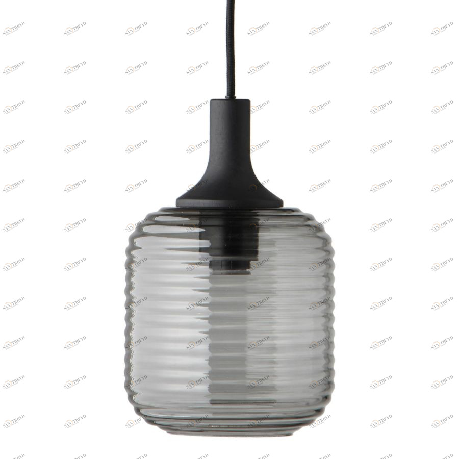 Лампа подвесная Honey, D26 см, серая Frandsen 15442705001