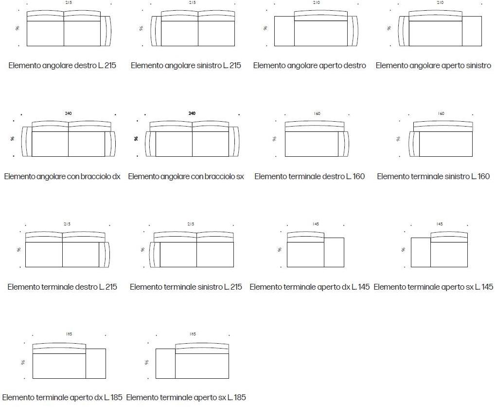 Driade Модульный тканевый диван Neil sun-id-1424296 - Вид №4