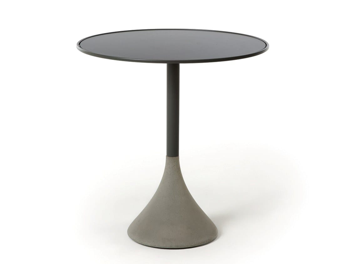 Круглый стол из тикового дерева и бетона Ethimo ARCH-00113009 - Вид №10