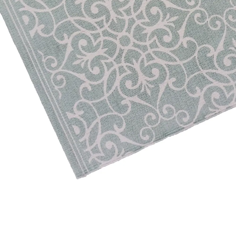 Ковер KREAFORTA Lessa 60x120 см хлопок цвет серый STLM-2095025 - Вид №1