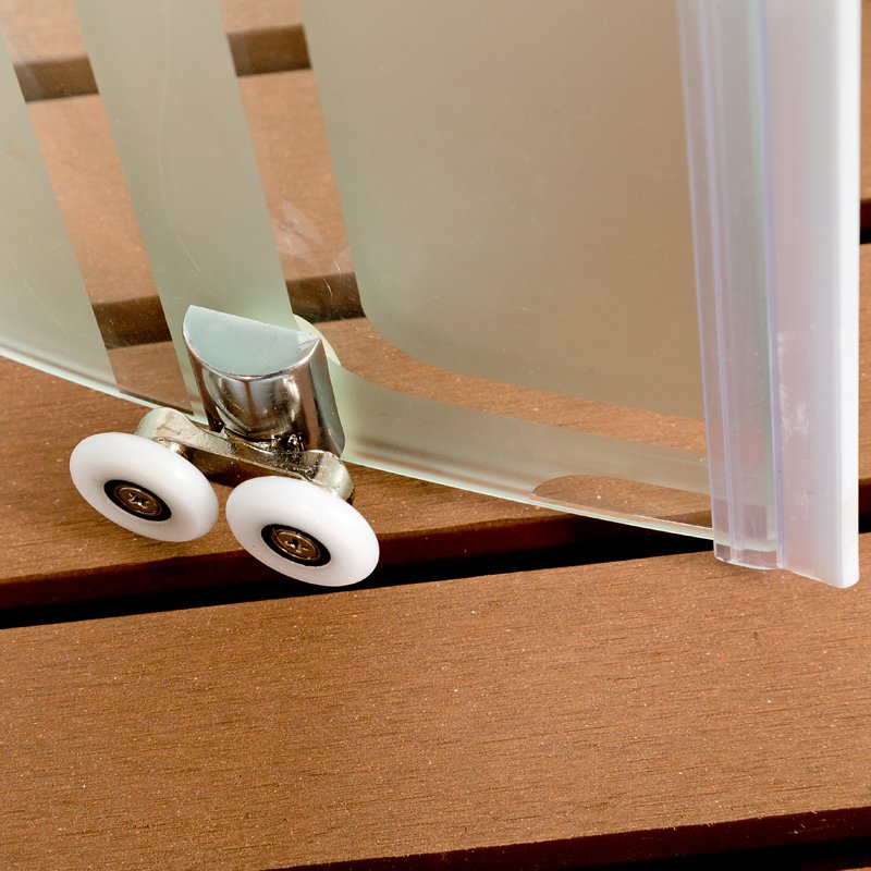 BМ4590 стандартная BLACK Душевая кабина DETO Серия ВМ Душевое ограждение С 01 - Вид №9