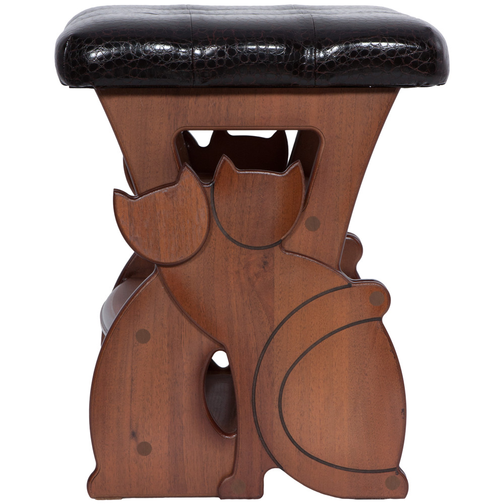 11179 Табурет Марта 3 Шоколад Рептилия BOGACHO  - Вид №3