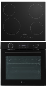 5499277 Духовой шкаф электрический Indesit IBFTE 3844 J BL + Варочная поверхность электрическая Indesit IRT 160