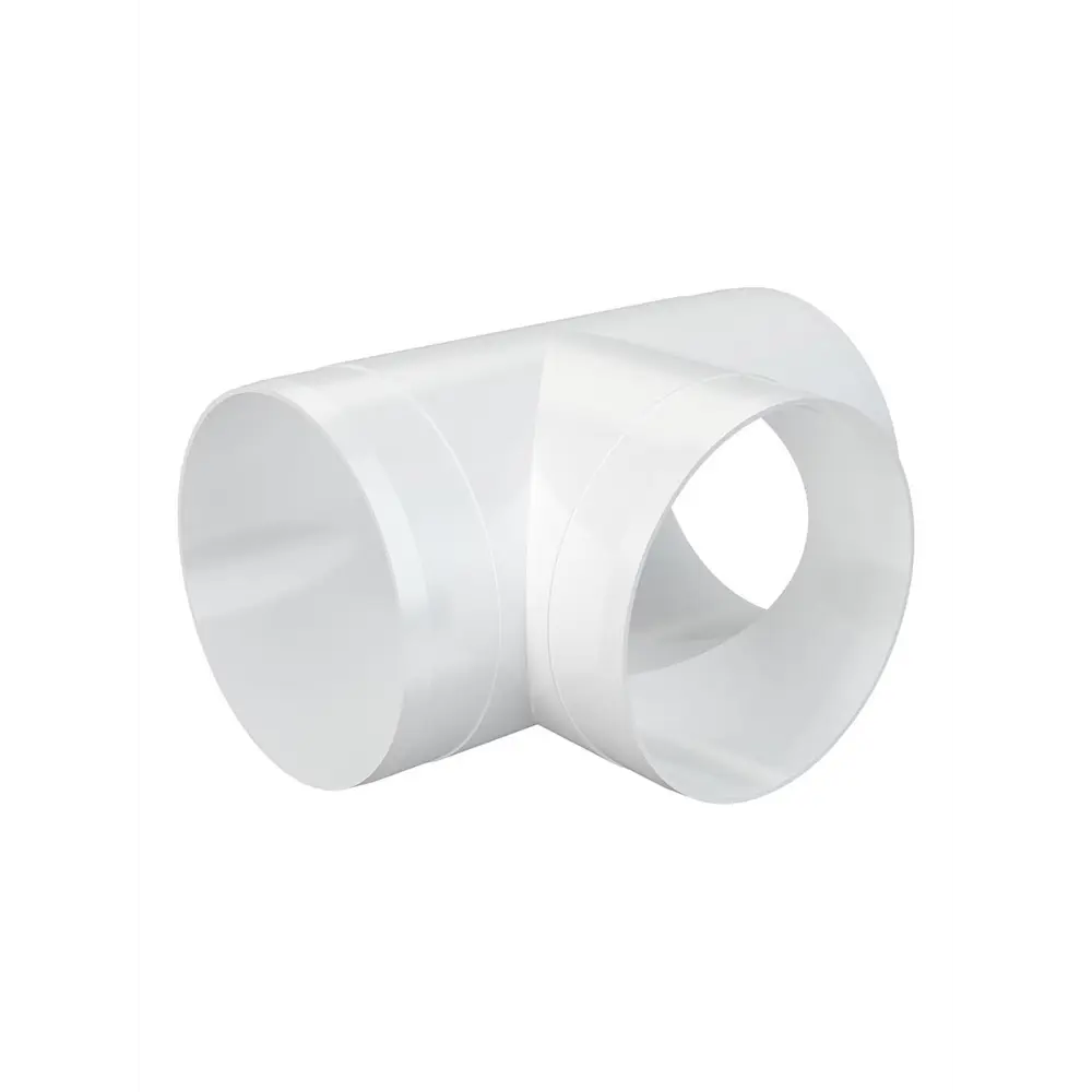 Тройник для круглых воздуховодов Fonet D125 мм пластик STLM-2118871