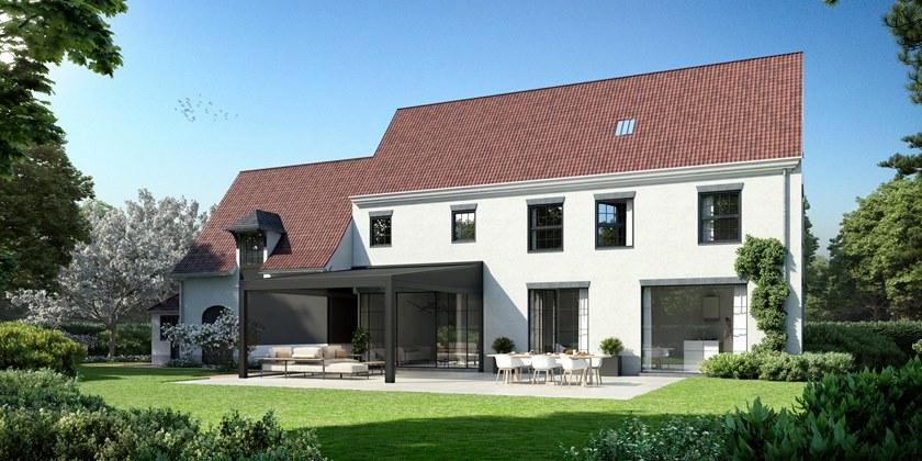 Harol Пристенная пергола со сдвижной крышкой sun-id-1437567 - Вид №2