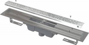 Водоотводящий желоб Antivandal с решеткой, вертикальный сток