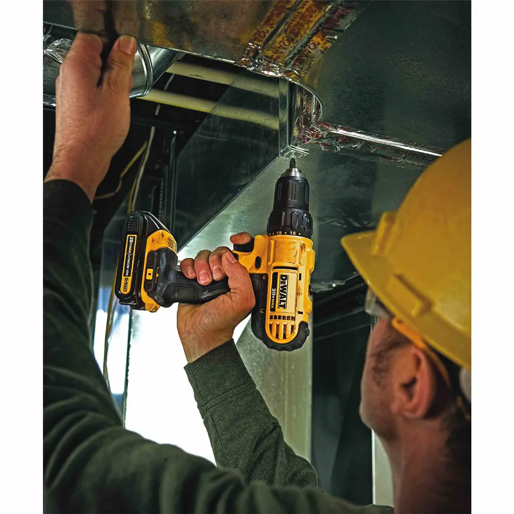 Дрель-шуруповерт аккумуляторная DeWalt DCD771S2, 18 В Li-ion 2х1.5 Ач STLM-2066953 - Вид №25