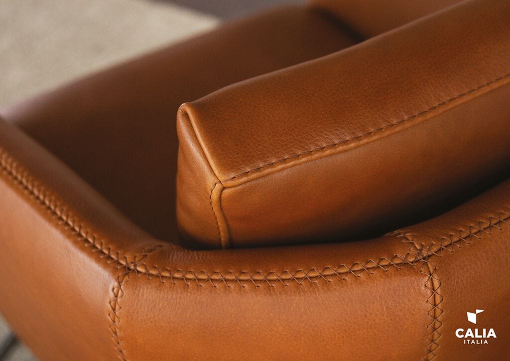 Кожаное кресло с подлокотниками Calia Italia Superior ARCH-00023584 - Вид №5