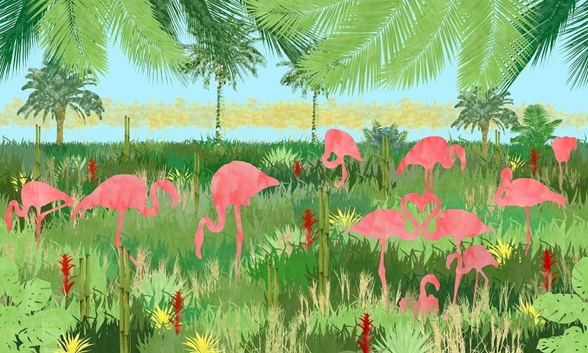 Wallpepper Group Тропические моющиеся обои Online selection sun-id-1432712 - Вид №2