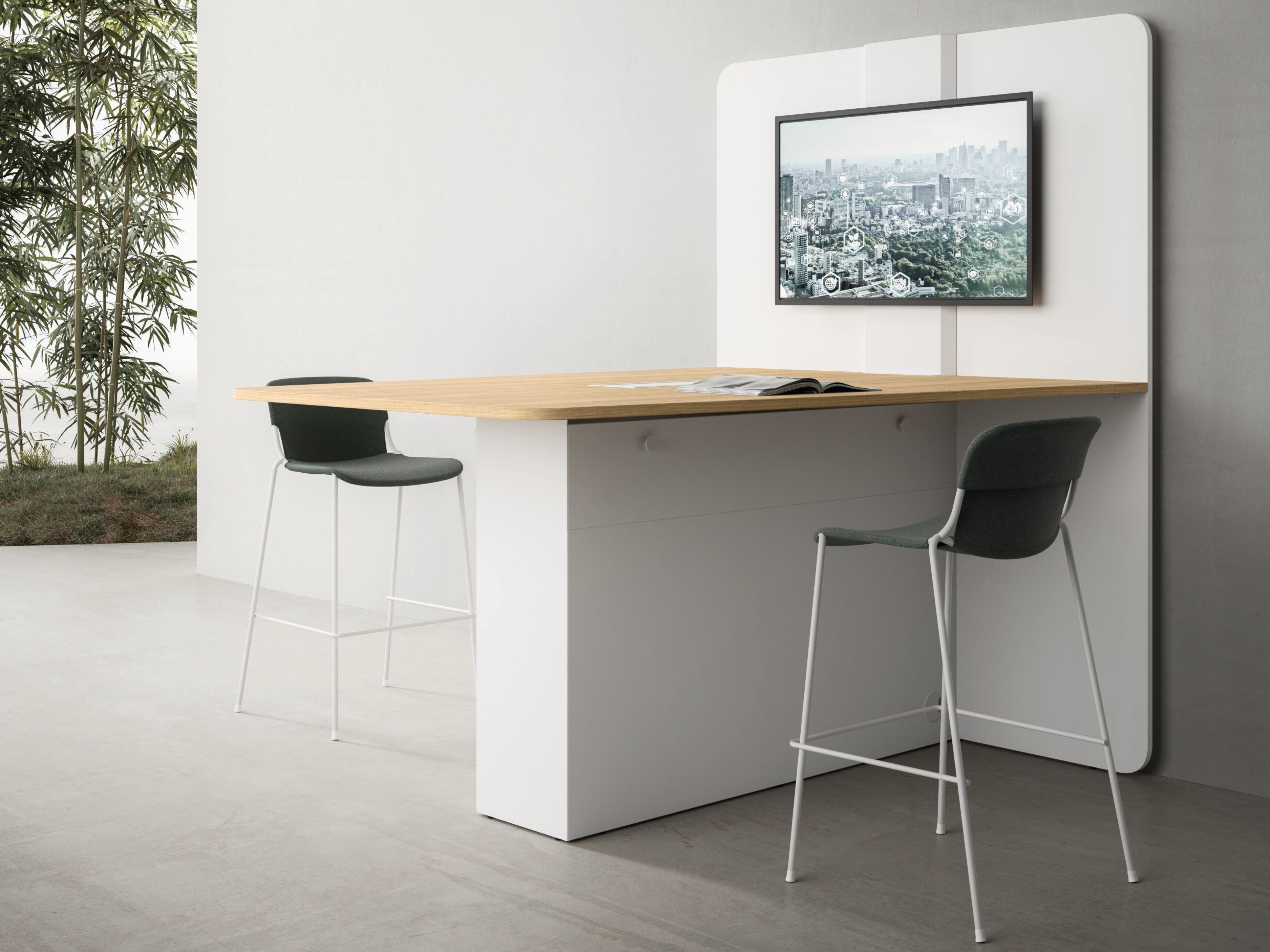 Стол / Стол для совещаний из меламина DVO E-MEDIA ARCH-00046888