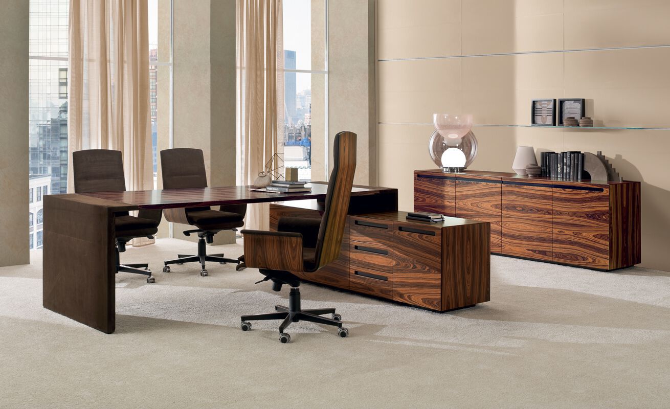 Деревянный направленный угловой стол i 4 Mariani ARCH-00115139 - Вид №2