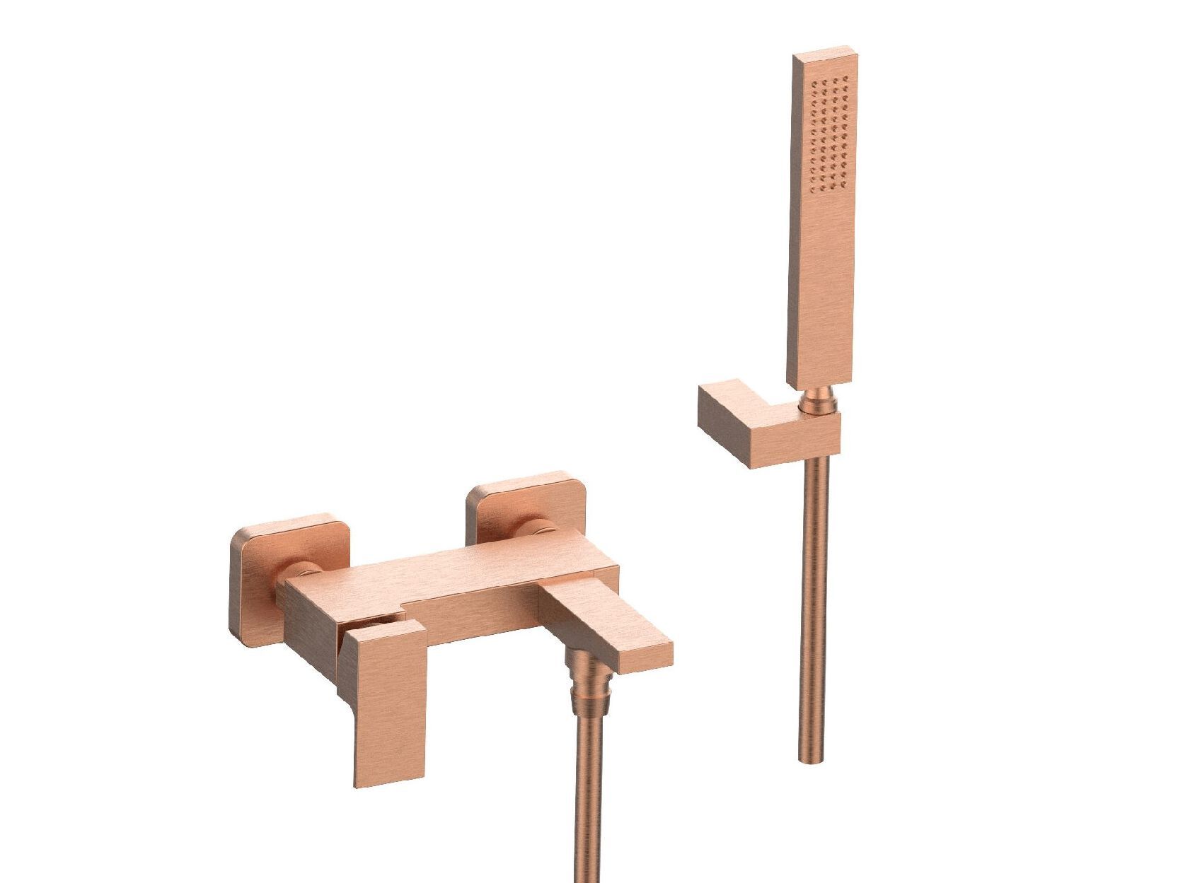 Настенный смеситель для ванны с ручным душем Rubinetterie Frattini Vita Due ARCH-00128376