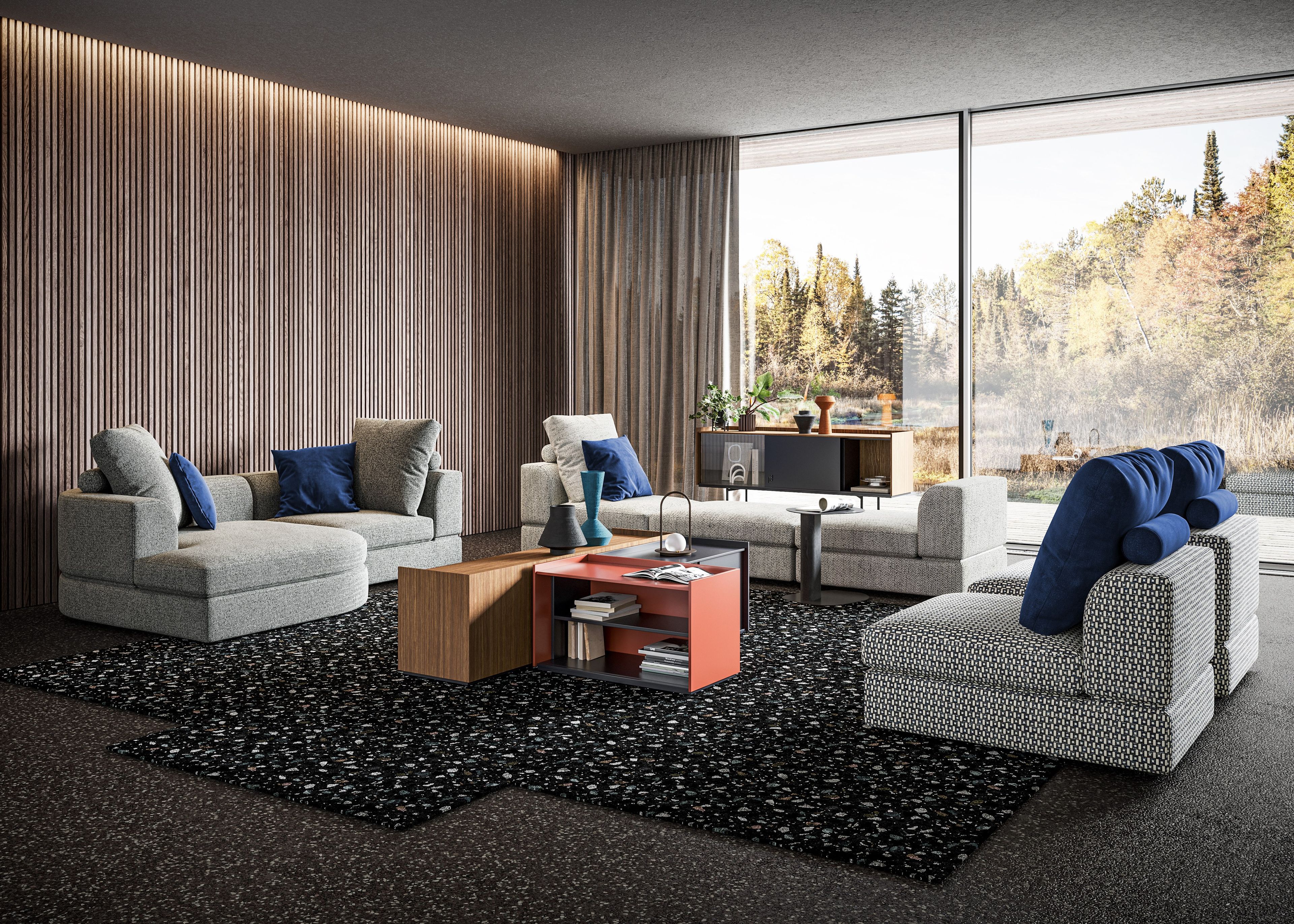 Тканевый диван с полуостровом Liu Jo Living Collection Pixi ARCH-00078655 - Вид №15