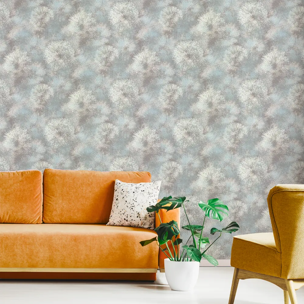 Обои флизелиновые Wall Decor Танго голубые 1.06 м 75204-46 88759273 STLM-2095558  - Вид №1
