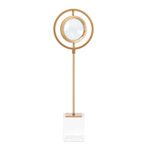 600624-01 ABHIKA MAGNIFIER METAL DECO GOLD