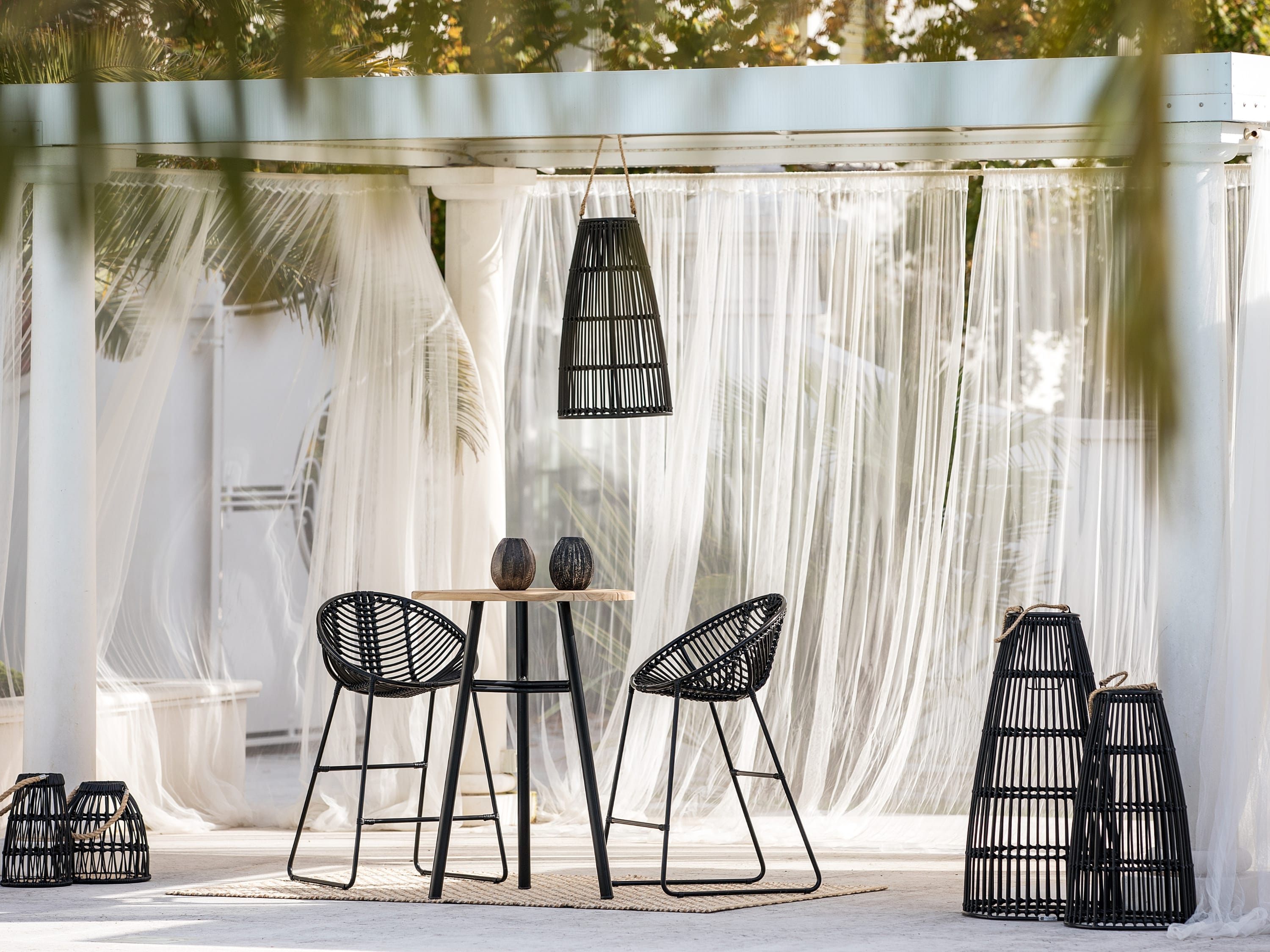 Высокий круглый стол из тикового дерева cbdesign Токио ARCH-00049414 - Вид №5