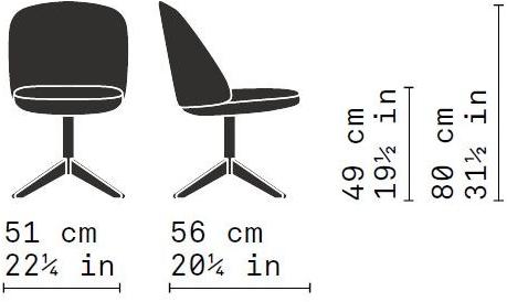 Very Wood Стул из мягкой ткани Bellevue sun-id-1346377 - Вид №4