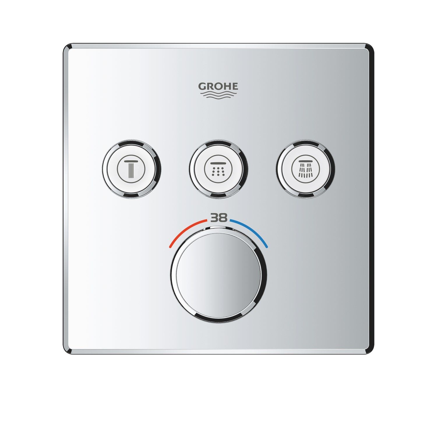3-ходовой термостатический смеситель Grohe Grohtherm SmartControl ARCH-00128873 - Вид №8