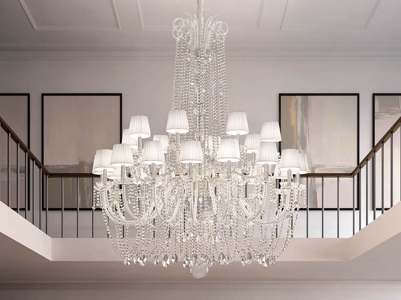 Подвесной светильник с кристаллами Masiero Diamond ARCH-00033838 - Вид №1