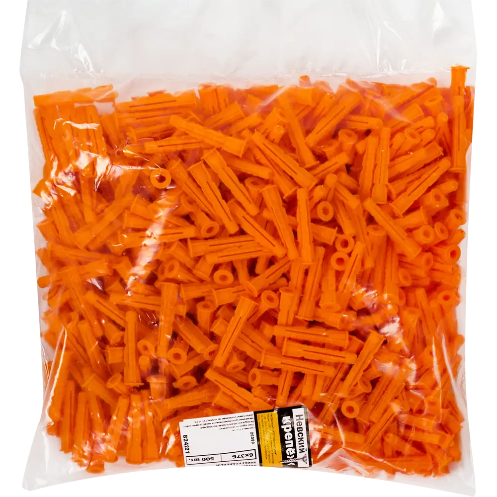 Дюбель универсальный 6х37Б полипропилен, 500 шт НЕВСКИЙ КРЕПЕЖ STLM-2093841 - Вид №3