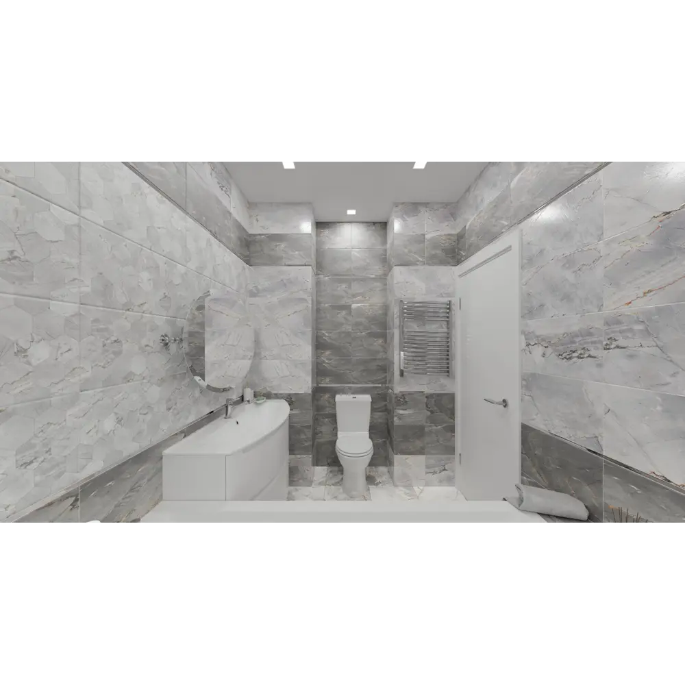 Декор настенный Strict Dec 30x60 см 1.62 м² цвет серый 84299743 STLM-2013373 Santreyd - Вид №4