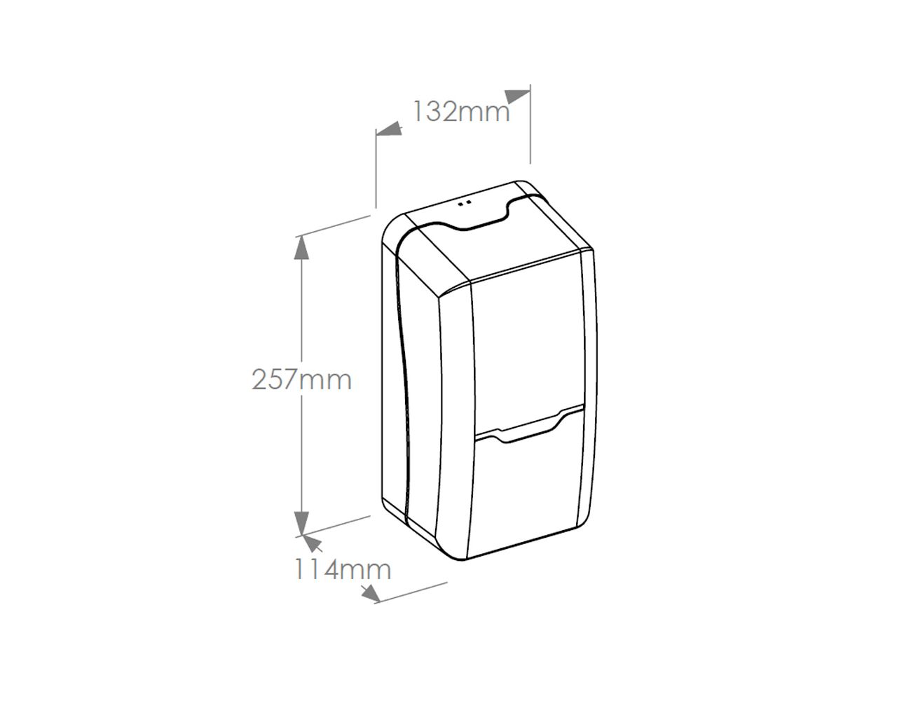 DHB103 Бесконтактный автоматический дозатор жидкого мыла HARMONY, емкость бака 1100 мл Merida  - Вид №1