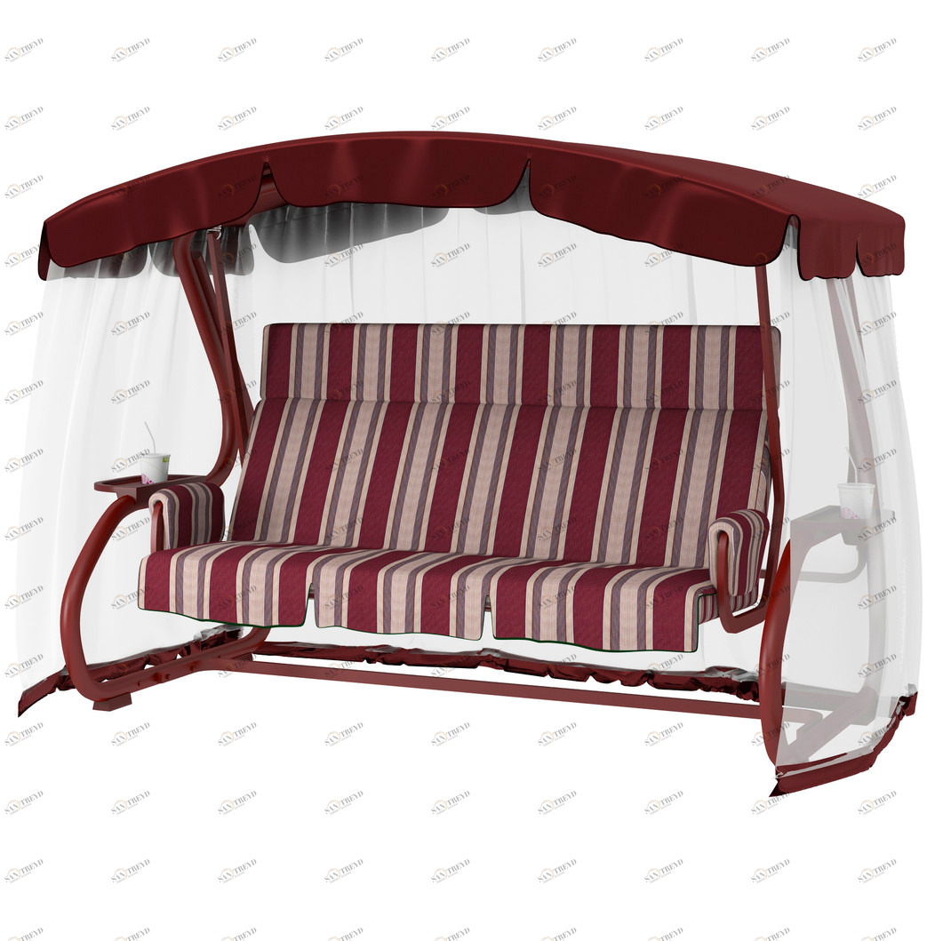 Качели садовые Leset 904 Bordo Premium IMPEX  132282 Красный 