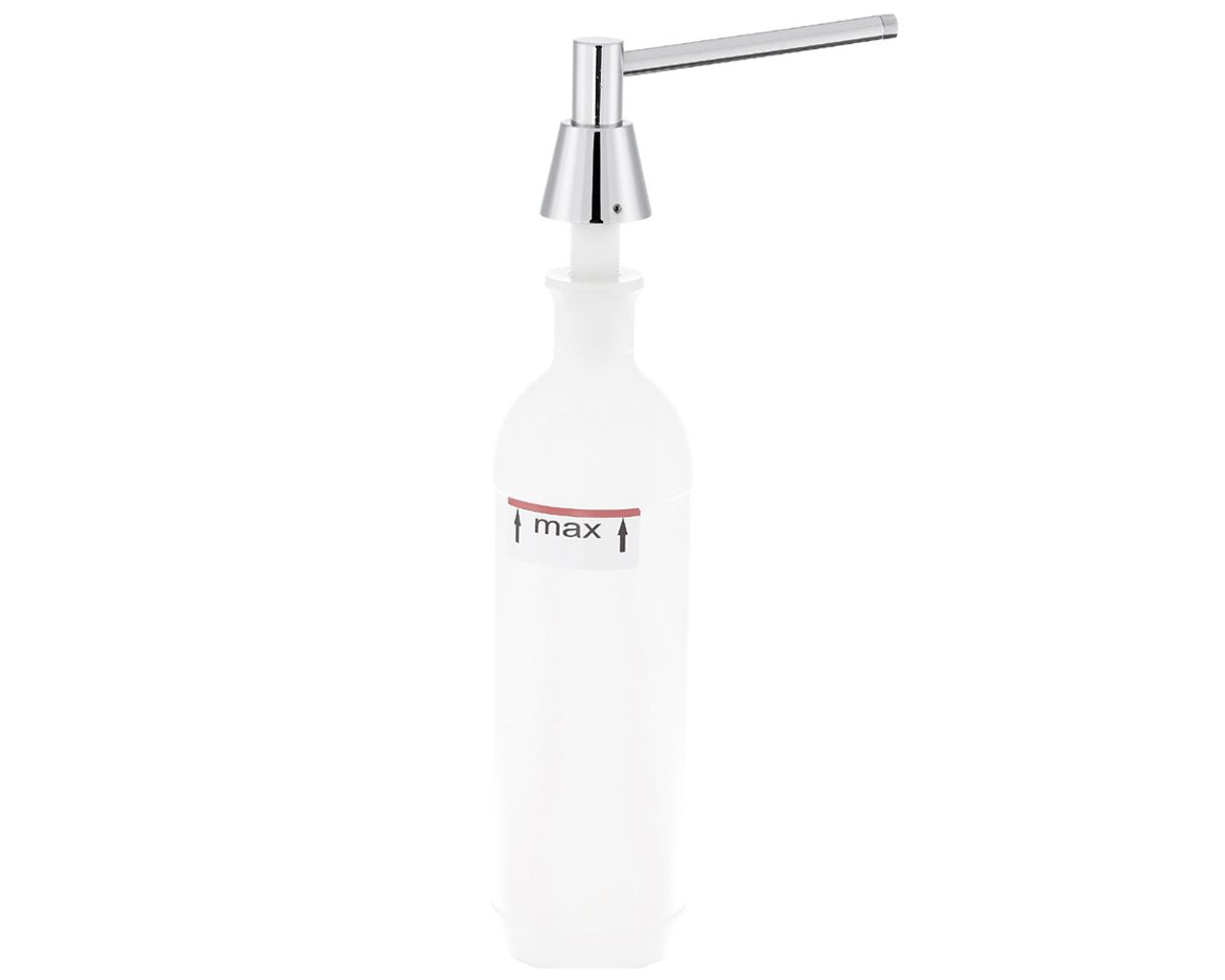 DWP101 Дозатор жидкого мыла настольный CONE, емкость бака 1000 мл, полированный Merida 