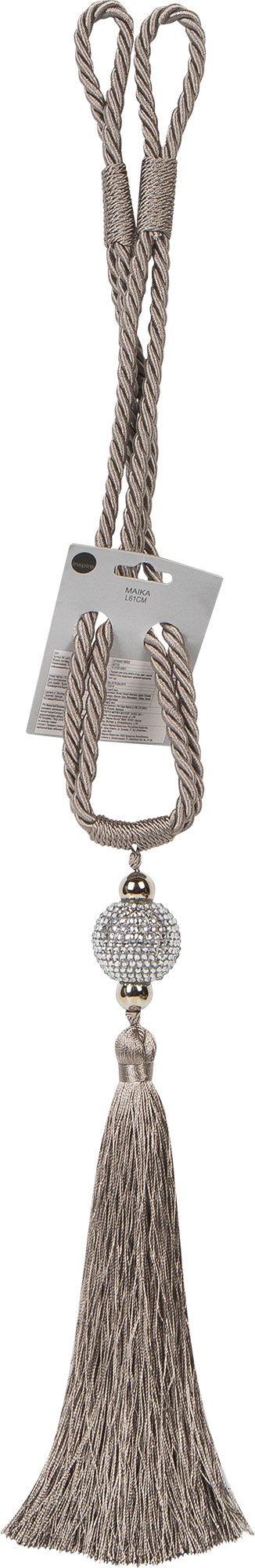 82324652 Подхват Maika, 610 мм, полиэстер, цвет серый STLM-0024576 INSPIRE  - Вид №2